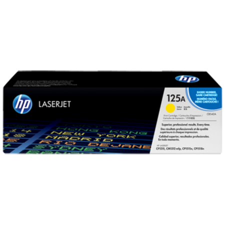 Toner Original HPCB542A Amarelo