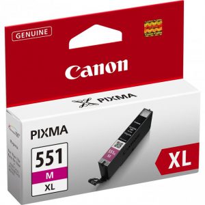 Tinteiro Canon CLI-551 M XL Magenta Original (6445B004)