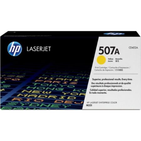 Toner HP LaserJet Original 507A Amarelo (CE402A)
