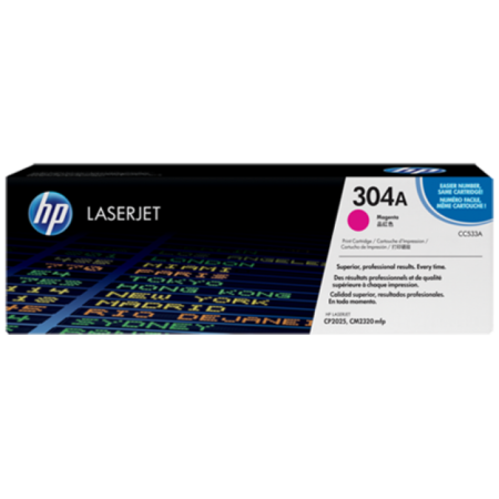 Toner HP LaserJet Original 304A Magenta (CC533A)