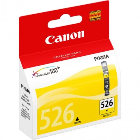 Tinteiro Canon CLI-526 Y XL Amarelo Original (4543B001)