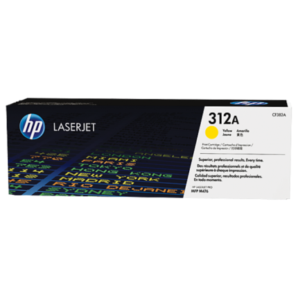 Toner HP LaserJet Original 312A Amarelo (CF382A)