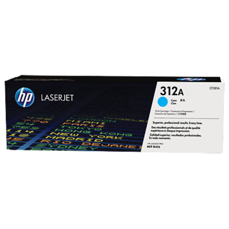 Toner HP LaserJet Original 312A Azul (CF381A)