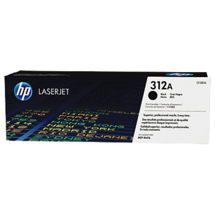 Toner HP LaserJet Original 312A Preto (CF380A)