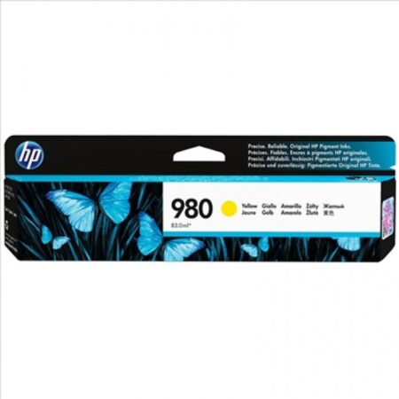 Tinteiro HP 980 Original Amarelo (D8J09A)