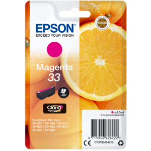 Tinteiro Epson 33 Magenta Original Série Laranjas (C13T33434012)