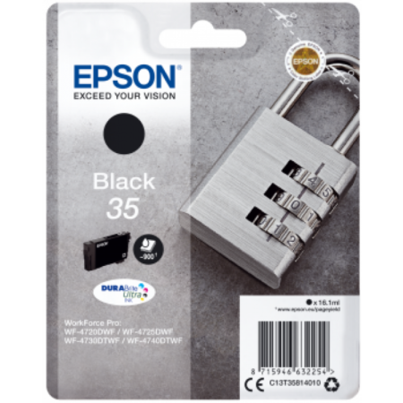 Tinteiro Epson 35 Preto Original Série Cadeado (C13T35814010)