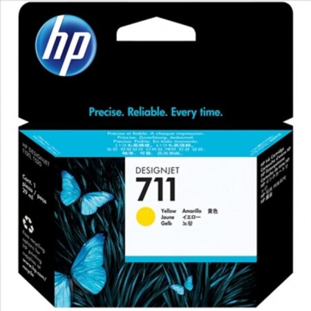 Tinteiro HP 711 Amarelo Original (CZ132A)