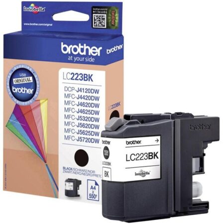 Tinteiro Brother Original LC223 Preto (LC223BKBP)