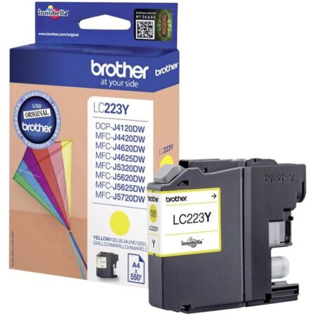 Tinteiro Brother Original LC223 Amarelo (LC223YBP)