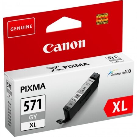 Tinteiro Canon CLI-571 GY XL Cinza Original (0335C001)