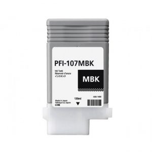 Tinteiro Canon Compatível PFI-107 MBK Preto Mate Pigmentado (6704B001)