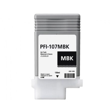 Tinteiro Canon Compatível PFI-107 MBK Preto Mate Pigmentado (6704B001)