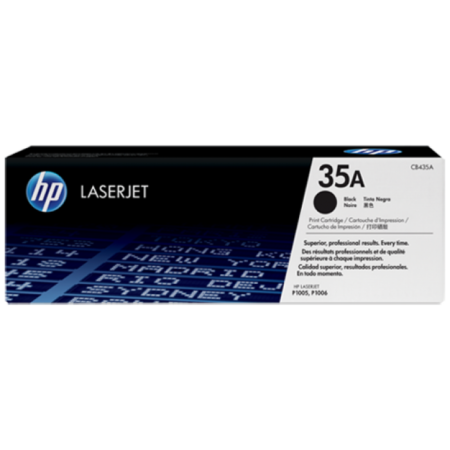 Toner HP LaserJet Original 35A Preto (CB435A)