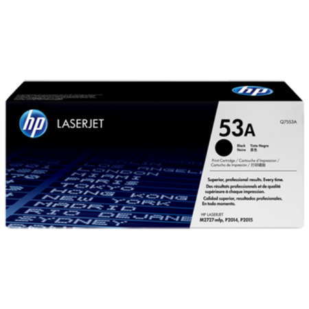Toner HP LaserJet Original 53A Preto (Q7553A)