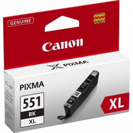 Tinteiro Canon CLI-551 BK XL Preto Original (6443B001)