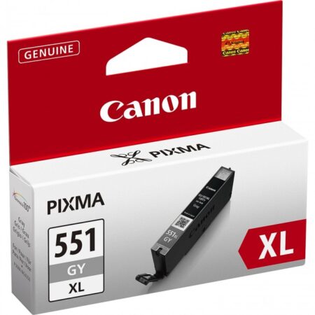 Tinteiro Canon CLI-551 GY XL Cinza Original (6447B001)