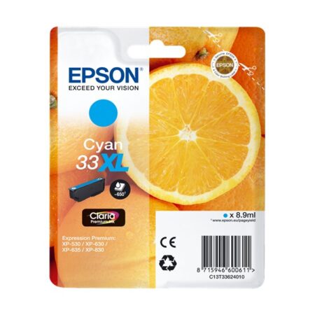 Tinteiro Epson Original 33XL Azul, T3362