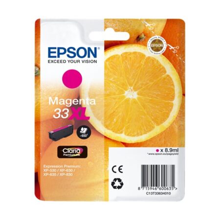 Tinteiro Epson Original 33XL Magenta, T3363