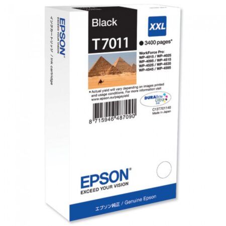Tinteiro Epson T7011 Preto Original (C13T70114010) CÓDIGO: 31180