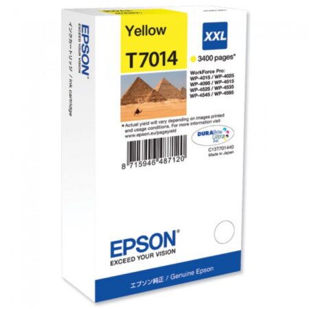 Tinteiro Epson T7014 Amarelo Original (C13T70144010)