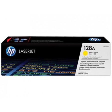 Toner HP LaserJet Original 128A Amarelo CE322A