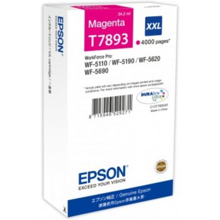 Tinteiro Epson T7892 XL Azul Original (C13T789240)