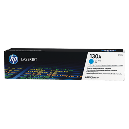 Toner HP LaserJet Original 130A Azul CF351A