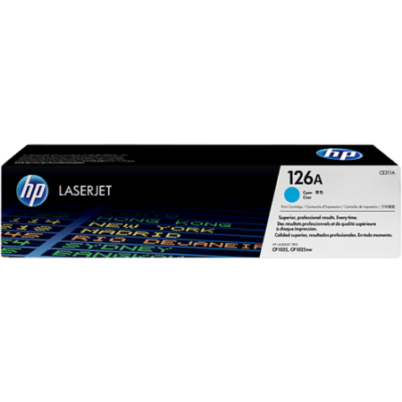 Toner HP LaserJet Original 126A Azul CE311A