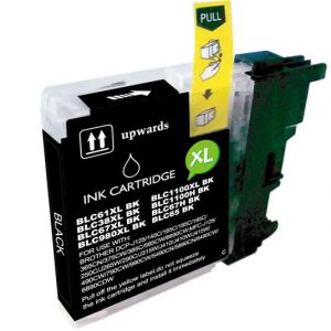 Tinteiro Brother Compatível LC980BK / LC985 / LC1100BK Preto