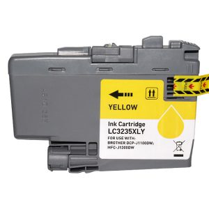 Tinteiro Brother Compatível LC3235 XL Amarelo