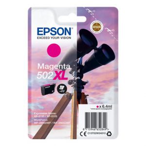 Tinteiro Epson 502XL Magenta Original Série Binóculos T02W3 (C13T02W34010)