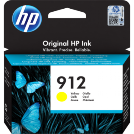 Tinteiro HP 912 Original Amarelo (3YL79AE)