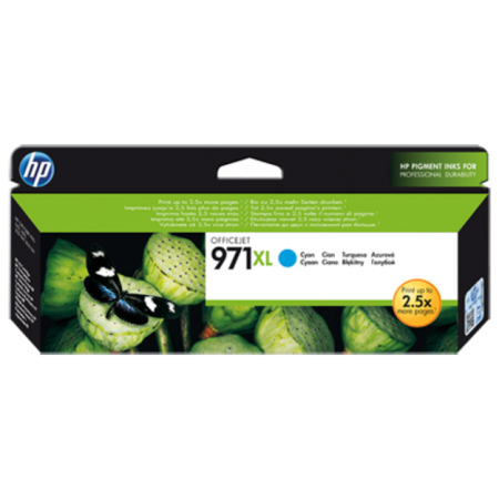 Tinteiro HP 971 XL Original Azul (CN626AE)