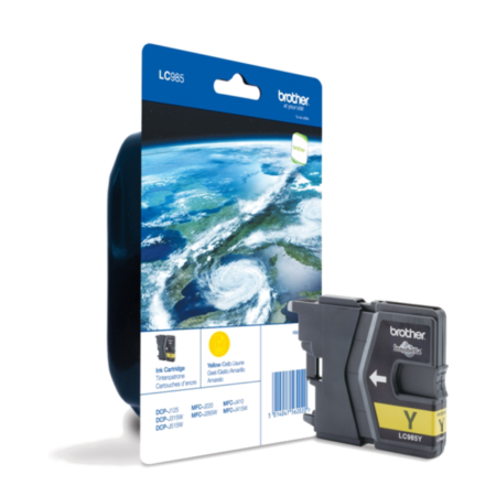 Tinteiro Brother Original LC985 Amarelo (LC985YBP)