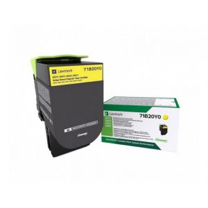 Toner Lexmark Original 71B20Y0 Amarelo CS317 / CS417 / CX317 / CX417