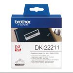 Designação: Rolo de película contínua Autocolante (branca) 29mmx15,24mts