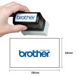 Carimbo 40x40mm Brother Rf: 4040 Azul/Preto/Verde/Verde