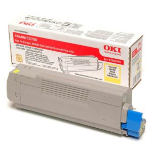 Toner Oki Original C5600 / C5700 Amarelo