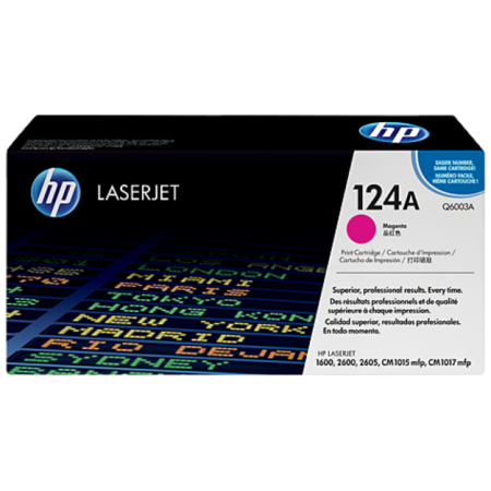 Toner HP LaserJet Original 124A Magenta (Q6003A)