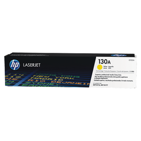 Toner HP LaserJet Original 130A Amarelo CF352A