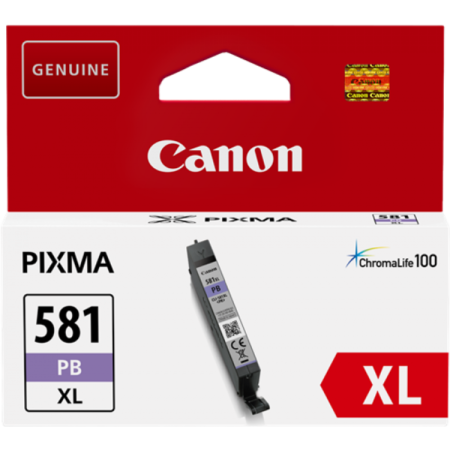 Tinteiro Canon CLI-581PB XL Foto Azul Original (2053C001)
