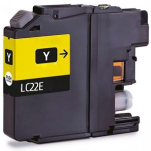 Tinteiro Brother Compatível LC22EXL Amarelo